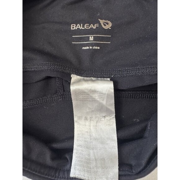 Baleaf Black Gym Shorts Set M 2-Pack Athletic Cheer Briefs w/ Phone Pocket - Picture 5 of 11